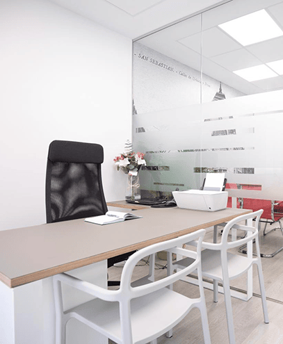 Detalle de las instalaciones de Albistur Inmobiliaria en Donostia-San Sebastián