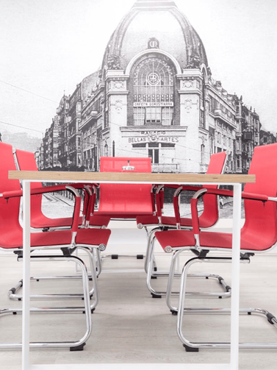 Detalle de las instalaciones de Albistur Inmobiliaria en Donostia-San Sebastián